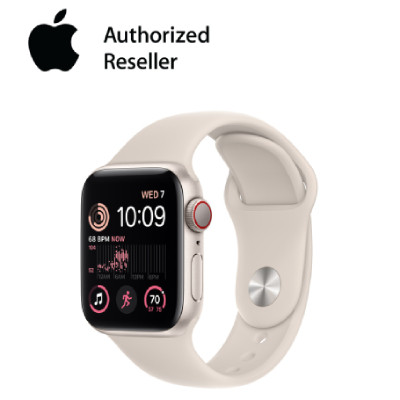 Apple Watch SE 2022 - 40mm - LTE - mặt nhôm, dây cao su | Chính hãng VN/A